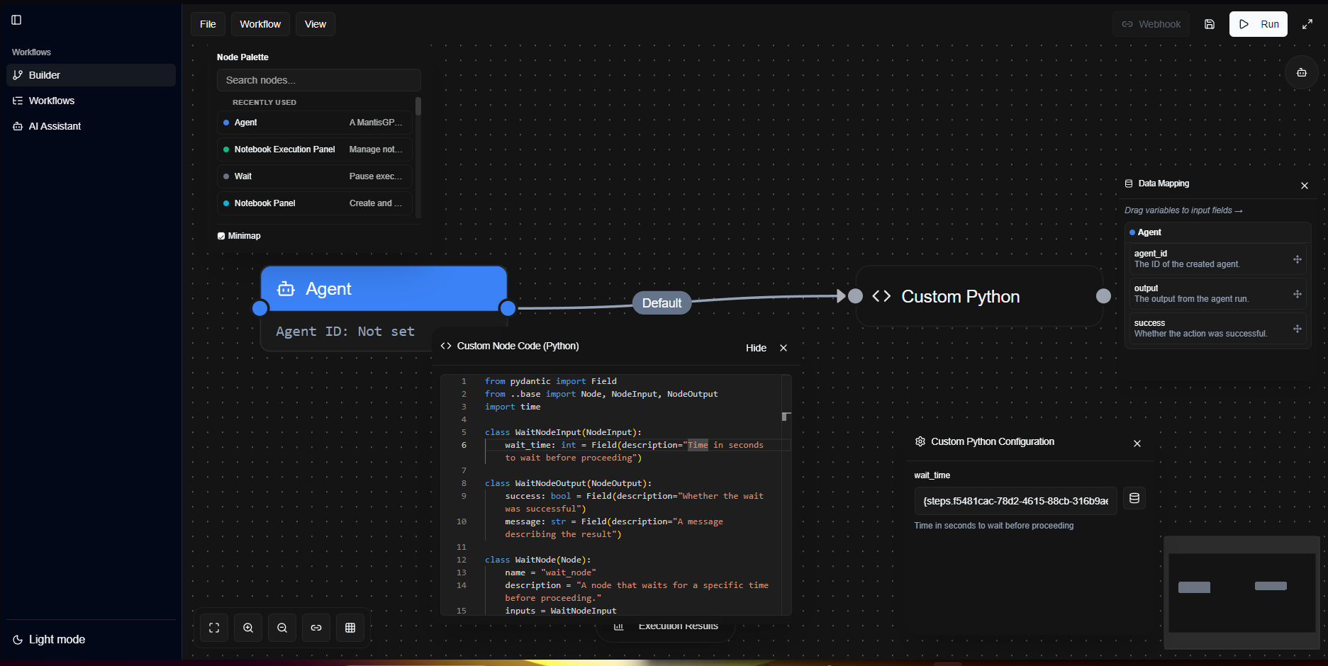 A simple agent workflow
